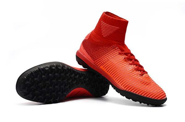 

2019 mens/woman/kids football boots superfly v tf/ic/fg soccer shoes ronalro cr7 red soccer cleat