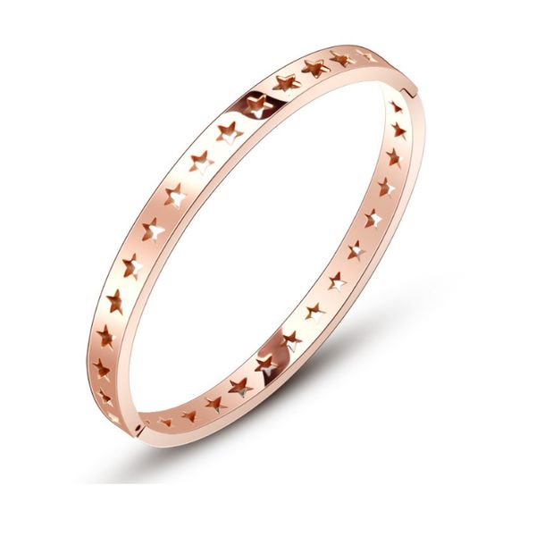 

fgvv jewelry men women stone bracelet gold stainless steel bracelet bangle accessory gift hip hop party for female male, Black