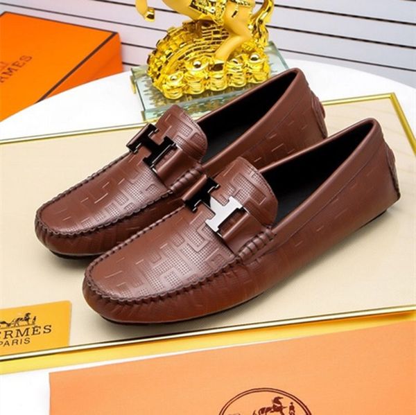 

2019 Мода Мужские Мокасины Кожаные Туфли Платье Свадьба Повседневная Обувь Для Ход