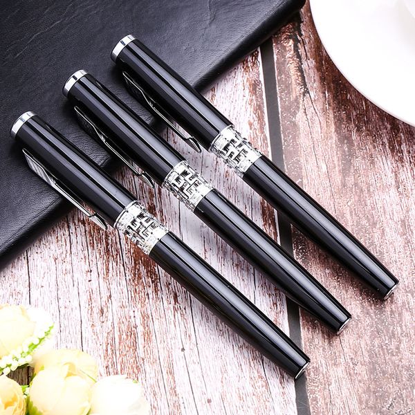 

korean novelty luxury metal gel ink pen ball point funny fancy business signature stationary school office custom logo thing kit