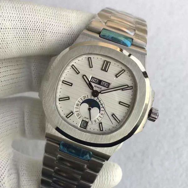 

2019nautilu men 039 automatic mechanical watch 40mm men 039 automatic luxury port 5726 1a 001 erie tainle teel blue dial watch