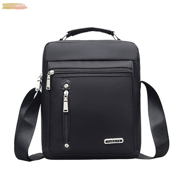 

2020 fashion men handbags male waterproof nylon messenger bag casual shoulder bags single strap school handbags for boys