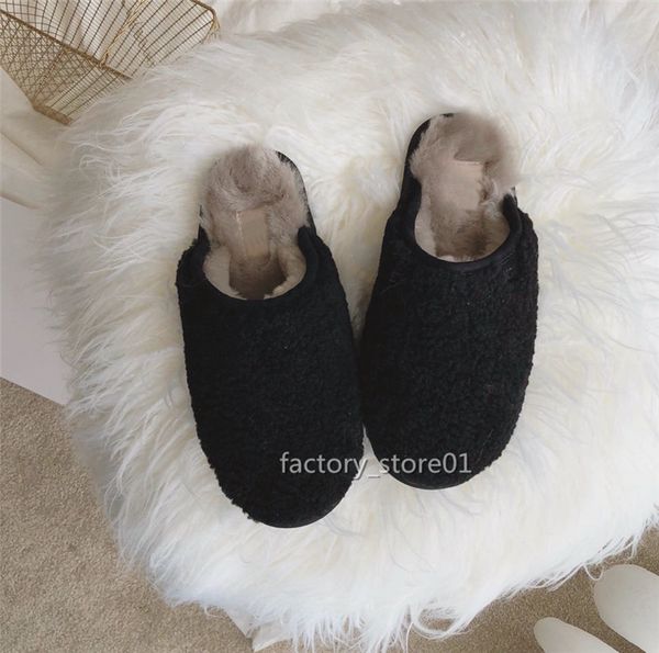 

australia brand designers slides designer shoes shaine fluff women ladies casual slippers sandals fur slippers flip flop, Black