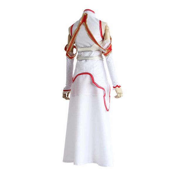 

anime sword art online sao asuna yuuki dress cosplay costume armor full set, Black;red