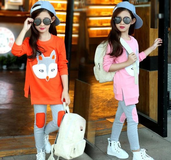 

little child girl clothes summer baby cartoon print sweet cute children's suit fashion comfortable sportswear3-10y children wear, White