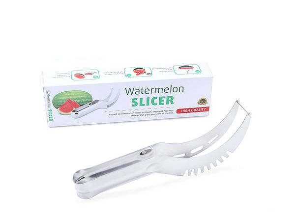 

watermelon slicer stainless steel multi-function fruit divider slicers melon cutter corer tongs fruir tools ing