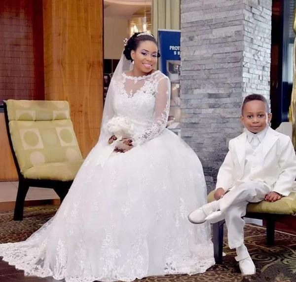 

2020 new white organza long sleeve muslim wedding dresses bridal gowns plus size african princess formal wedding gowns vestidos de novia