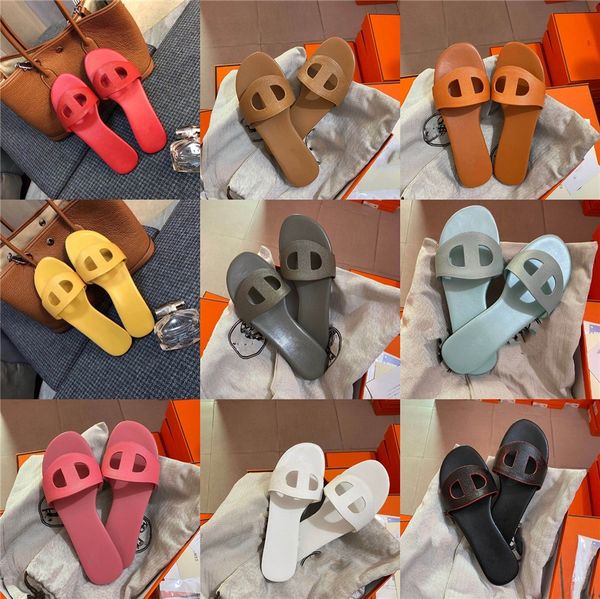 

2020 designer women flip flops slipper summer slides sandals luxury women genuine leather metal bee lovely bow tie flat slippers with box#58, Black