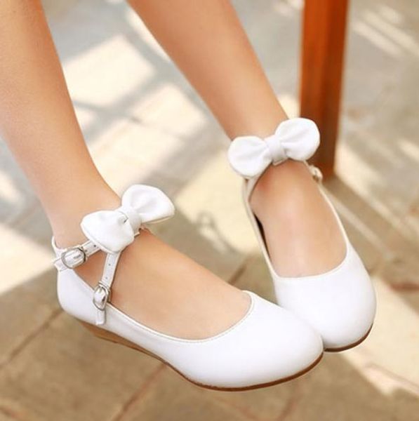 

women's shoes in spring and autumn slope heel round head@157, Black