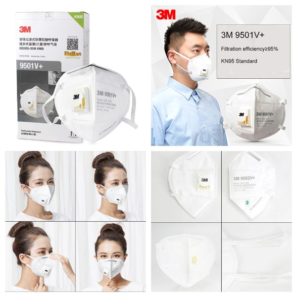 

3m подлинная kn95 9502+ 9001 9002 9541v маска с сертификатом ce маска для лица защитная пылезащитная n95 маски высокое качество запас dhl до