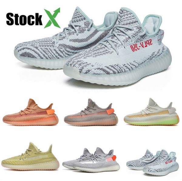 

2020 new blush mens designer sneaker kanye west s supermoon yellow utility black salt cow leather sports shoes eur 35-45 #dss662