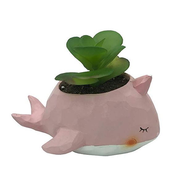 

cartoon animal planter flowerpot resin elephant cute bonsai cactus shaped desk indoor decoration succulent cactus vase flower pot