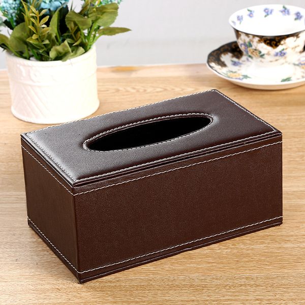 

leather tissue boxes pu tissue boxes car cartons