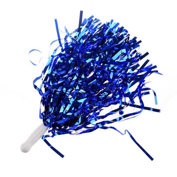 

party costume sports cheerleader party favors flower ball pom poms new blue