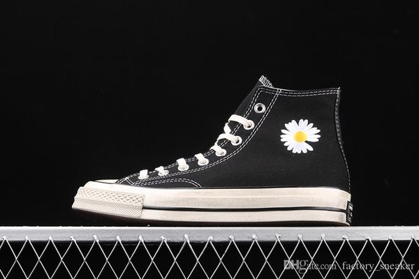 

2020 fashion brand new 1970s star all small daisy high low classic canvas shoes skateboard sneakers menwomendesigner casual shoes, White;red