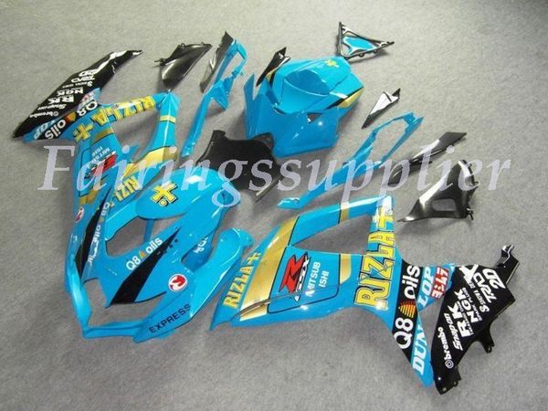 

новый (литье под давлением) abs обтекатель комплекты подходят для (suzuki gsxr 600-750) 2008 2009 2010 gsx-r600 r750 k8 обтекатели комплект