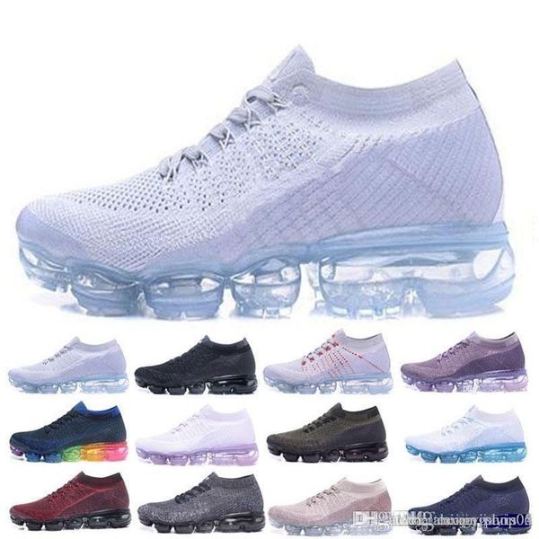 

2019 plus Metallic White Silver triple black men Running Shoes plus trainer sneaker shoes free shipping 5-12