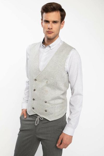 

defacto man fashion pure color office style vest joker simple cotton button vest new mens -j4366az18wn, Black;white