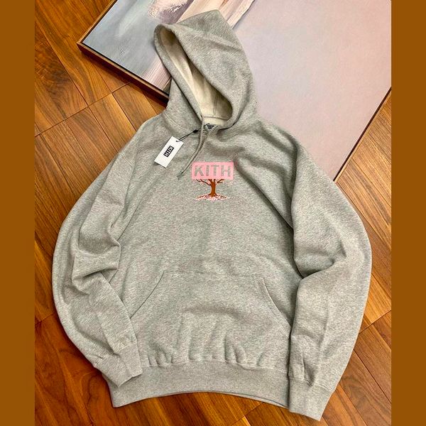 

kt treat токио ханы sakura box logo hoodie с длинным рукавом толстовка с капюшоном рубашки пуловера серой розовой мужчины женщина пара улица, Black