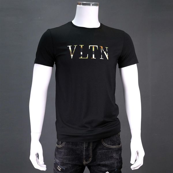 

2019 novelty fashion casual luxury designer t shirts for men tee shirts letter embroidery t shirt mens tees short sleeved tshirts