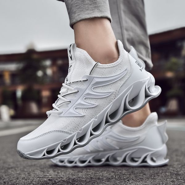 

2019 running blade shoes for men professional athletic sneakers super light sport walking trendy cushioning athletic shoes