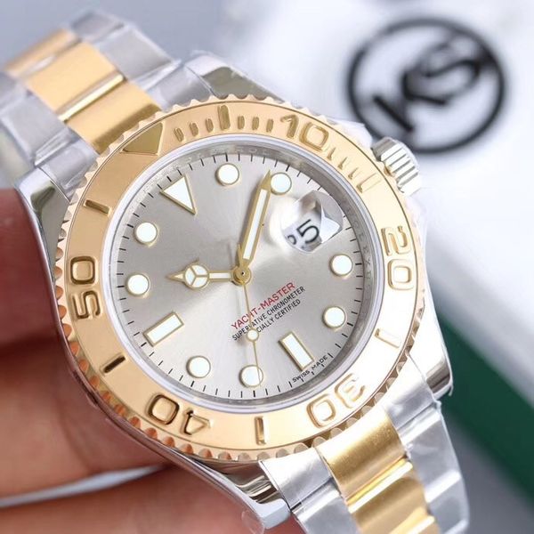 

ks автоматическое механическое движение водонепроницаемого montre люксусного релох пункт hombre дизайнер часы роскошного мужских часов reloj, Slivery;brown