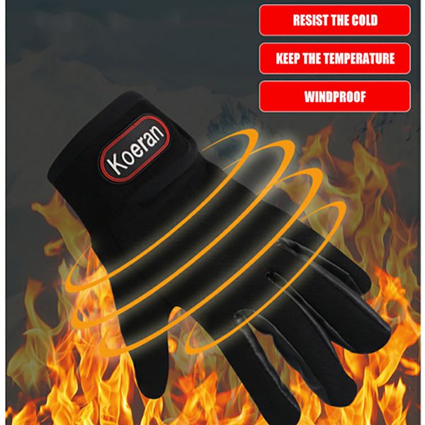 

outdoor winter men women windproof waterproof warm cycling ski snow ski gloves touch screen full finger mitten adjustable gloves