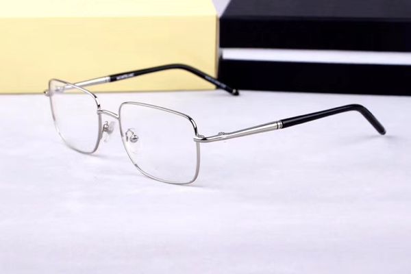 

the new frames 0072o fashion men's casual business wild spectacle frames plain glass picture frame myopia 55-18-145, Silver