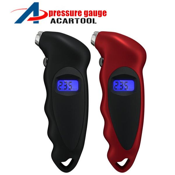 

2019 digital tire pressure gauge lcd backlight auto car motorcycle tire gauge air monitor barometer tyre tester met