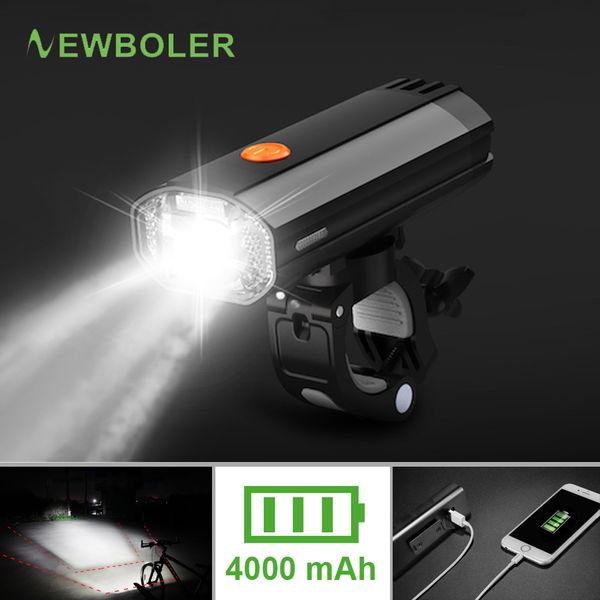 

newboler 600 lumens bicycle light mtb bike headlight led taillight usb rechargeable cycling lantern for bicycle lamp