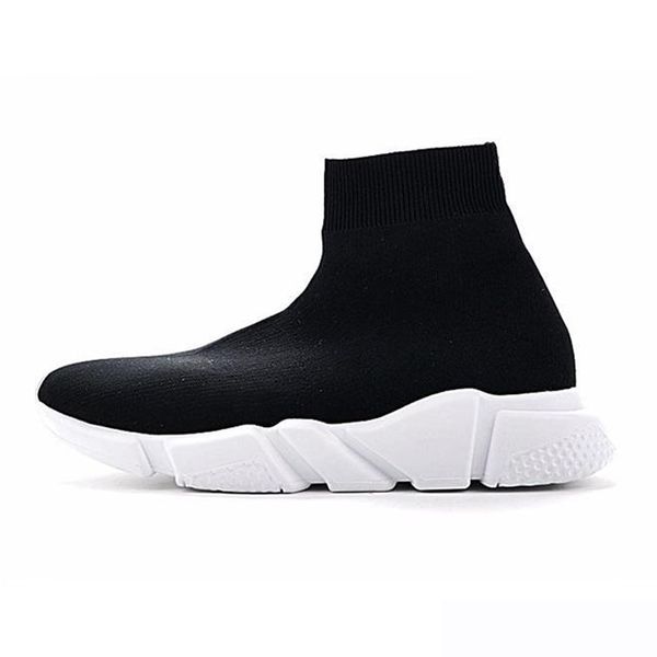 

shoelace luxury designer casual sock shoes speed trainer black red triple black fashion brand socks boots sports sneaker trainer shoe 36-45