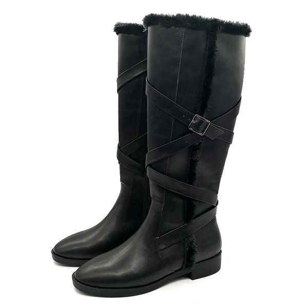 

punk style zipper tall boots women's pure color rain boots outdoor rubber water shoes for female 35-41 plus size, Black