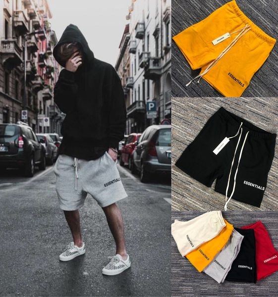 

мужские шорты дизайнер streetwear high street шорты для мужчин hip hop streetwear с 5 цветов, White;black