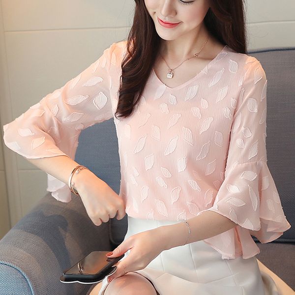 blusas color rosa palo