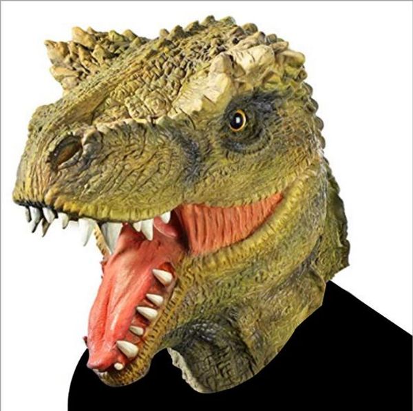 

2019 новейший тип реалистичная t-rex dinosaur маска юрского world cosplay маски взрослых животных костюм партии маски принадлежности