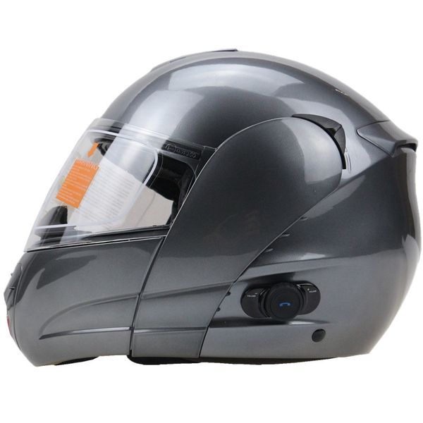

rider's favourite motorcycle helmet with bluetooth device double visor system flip up helmet cruiser touring bike