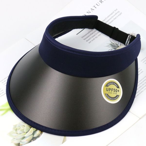 

wide brim hats 2021 summer women's uv protection cycling outdoor sun visor caps ess hat sports casquette for women men gift, Blue;gray