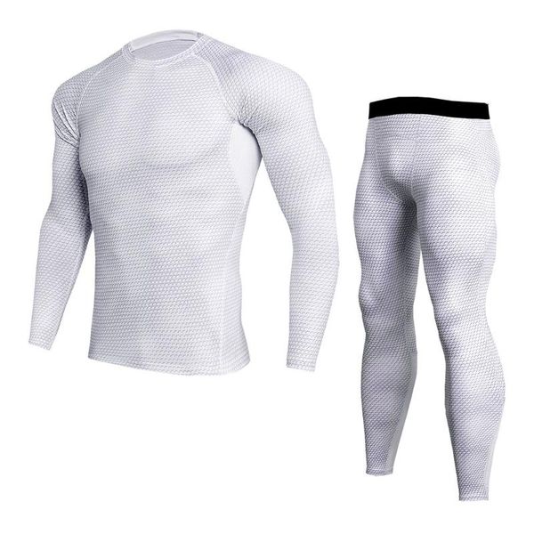 

compression sport suits fast drying sports sport men running clothes sets joggers training gym fitness training set, Black;blue