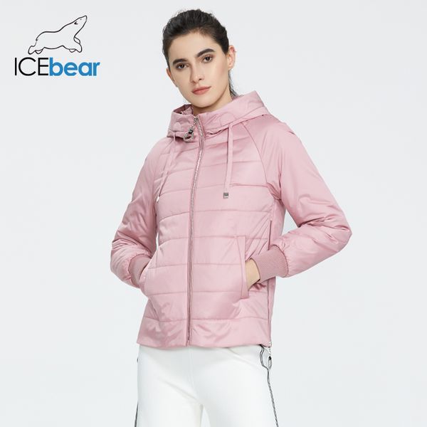 

women's down & parkas 2021 spring coat brand clothing short with hat fashion woman gwc20070d, Black