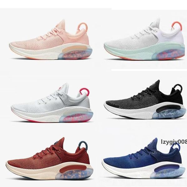 

2019 new joyride fk running shoes react core black white men trainers women running sport shoes setter knit sneakers size 36-45