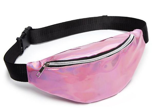 

sequin women waist bag fanny pack running zip belt clutch purse money pouch holiday bag black gold pink purple silver