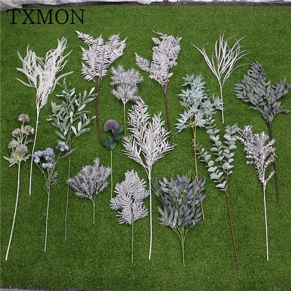 

высокое качество серебряная серия свадьба искусственный пластиковый поддельный цветок свадебный зал домашнее украшение цветочные украшения с