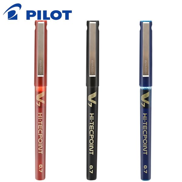 

1pcs japan pilot bx-v7 water-based pen baile v7 ball pen straight liquid type 0.7mm exam use non-replaceable ink bag