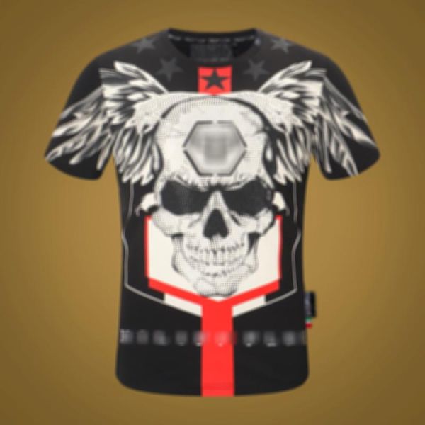 

2020ss women mens designer luxury t shirts pp philip plain t shirt herren off monc white skull supre tee hoodie tracksuits 20, White;black