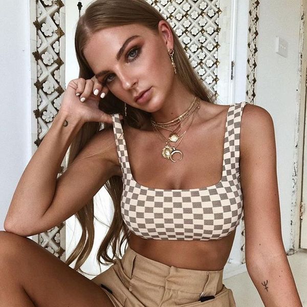 

women's grid printing low-waist i2020 women's grid digital printing low-waist swimsuit digital swimsuit i2020, White;black