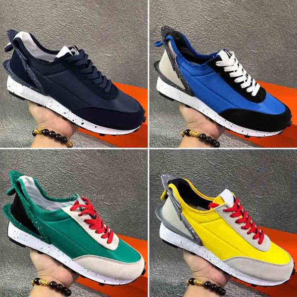 

new ldwaffle mens black yellow designer waffle daybreak classic green red blue grey yellow fashion casual shoes size eur36-45