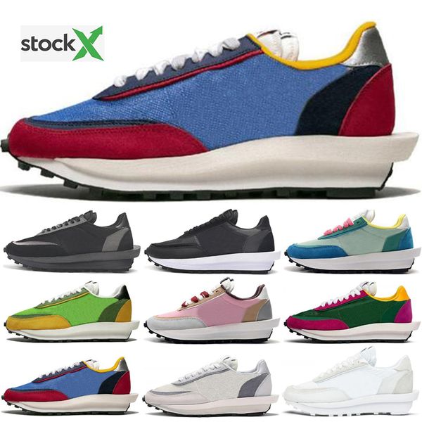 

2020 sacai ldv waffle men running shoes women black white grey pine green gusto varsity blue mens trainers fashion sports sneakers