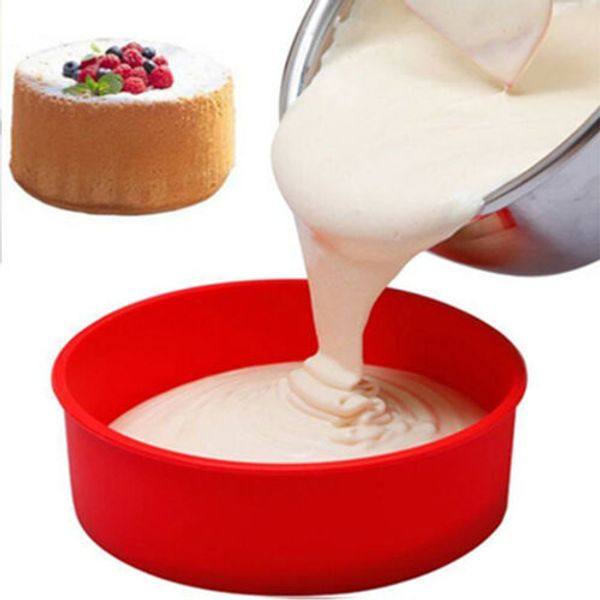

4/6/8 inch round cake baking mould pan tin mold tray pastry cake decorating tool aluminum alloy round kitchen baking pastry tool