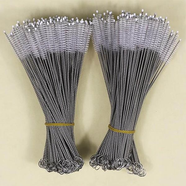 

175 30 5mm tainle teel nylon traw cleaner cleaning bru h for drinking pipetube baby bottle cup hou ehold cleaning tool fa2829