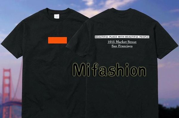 orange box logo tee